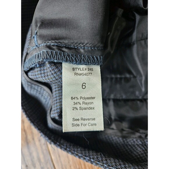 Cabi Womens Mini Houndstooth Cafe Cuffed Pants Trousers Style# 245 Size 6 - Picture 10 of 11